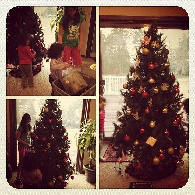 Mamarazzi Photograph - The Elves Are Busy Decorating The Tree by Ana Lyn Higgards