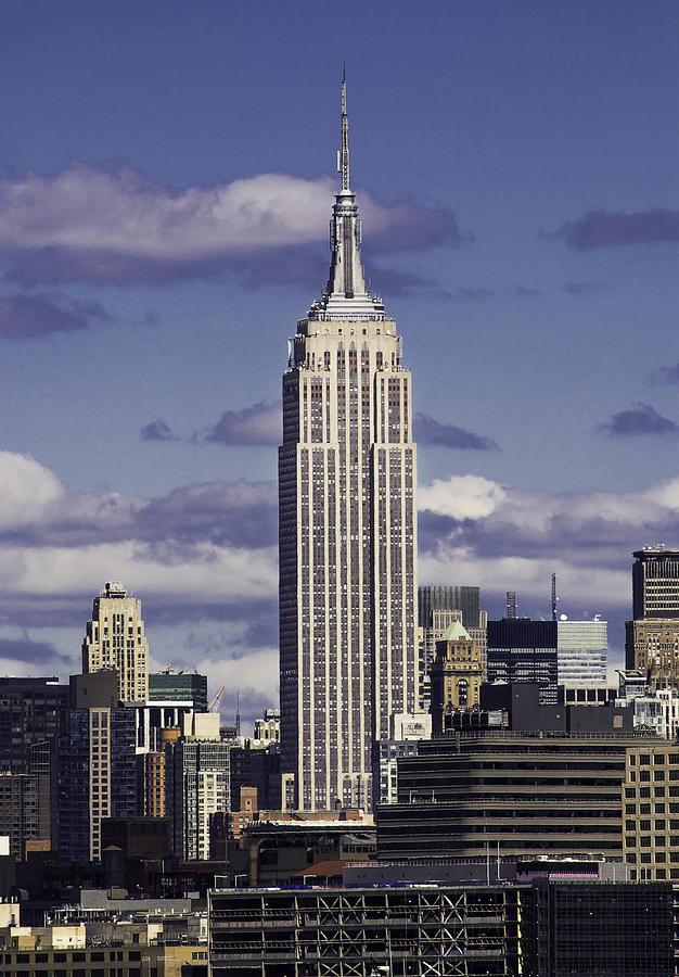 Empire State Building Photograph - The Empire State Building by Jatin Thakkar