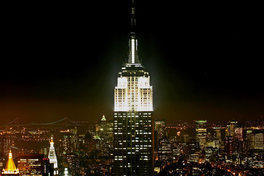 The Empire State Building Digital Art by Linda Unger