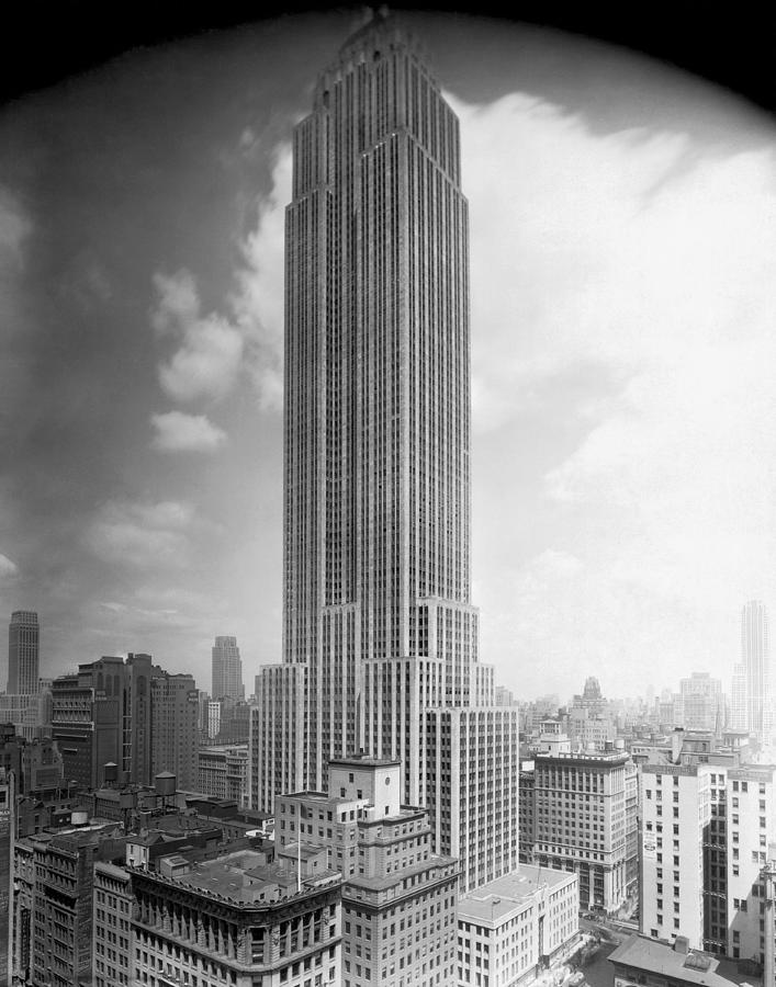 The Empire State Building. Photograph by Underwood Archives
