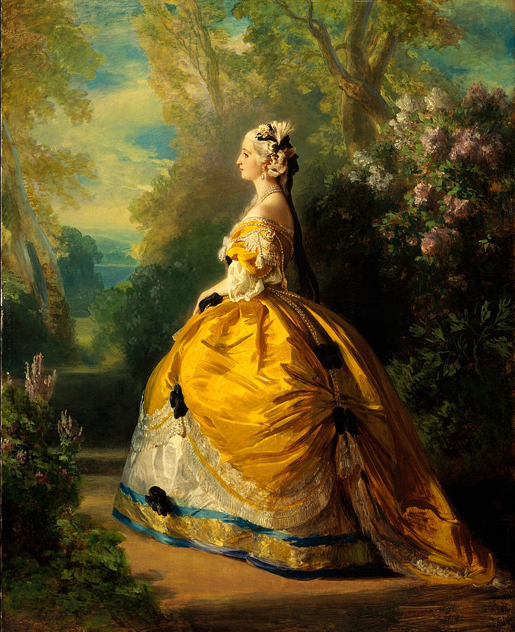 The Empress Eugenie Painting by Franz Xaver Winterhalter