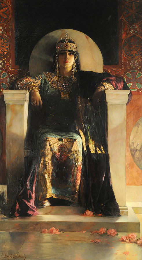 The Empress Theodora Painting by Jean-Joseph Benjamin-Constant