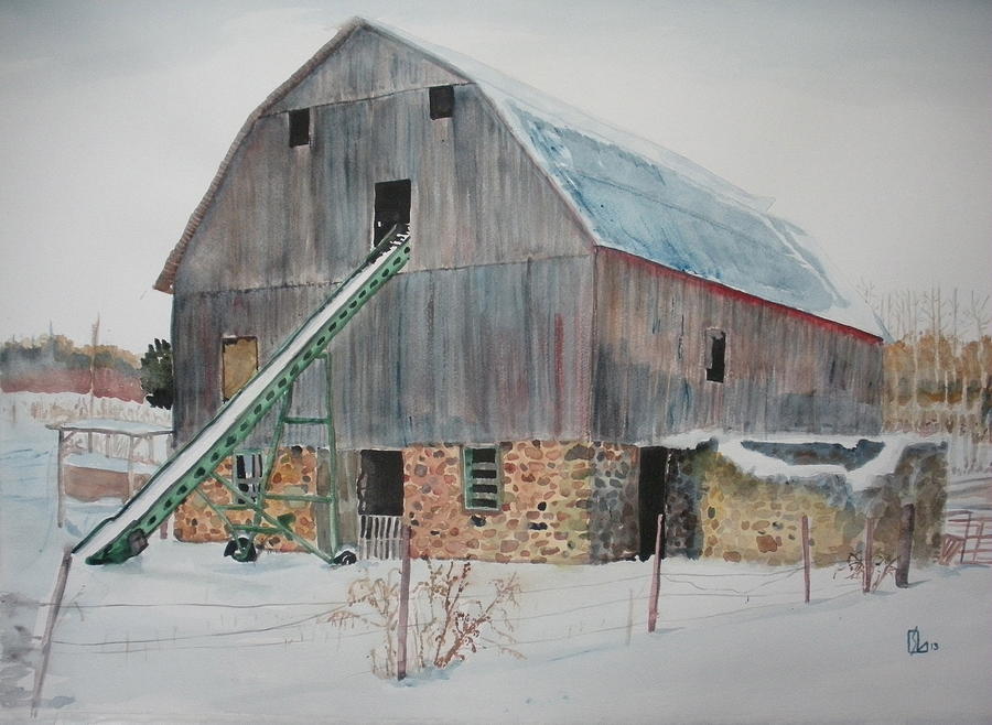 The Enchanted Barn Painting by Lee Stockwell
