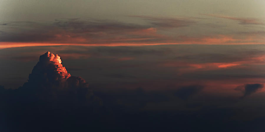 Sunset Photograph - The Enchanted Mountain by Alfredo Rougouski