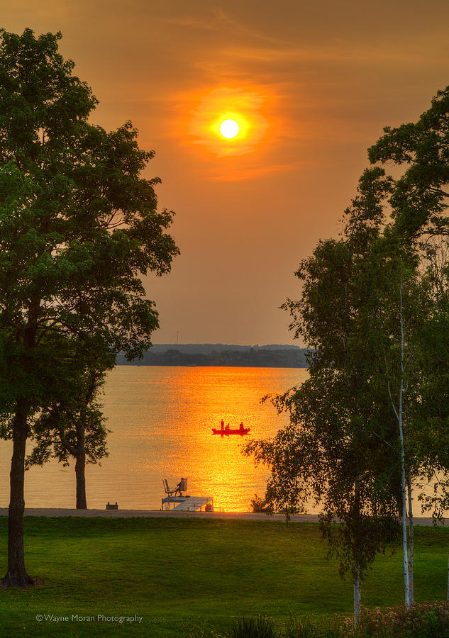 Summer Photograph - The End of a Perfect Day by Wayne Moran