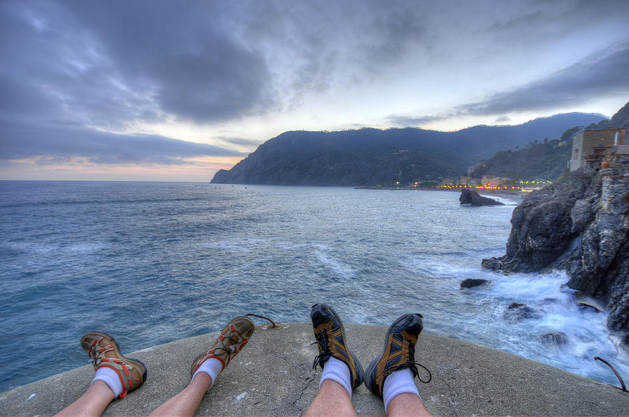 The End of the Day in Monterosso Photograph by Matt Swinden