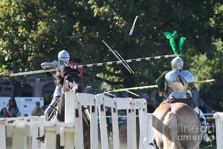 The End to the Jousting Contest  Photograph by John Telfer