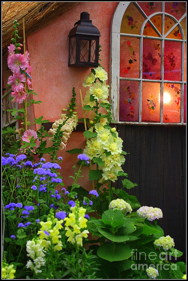 The English Cottage Window Photograph by Dora Sofia Caputo