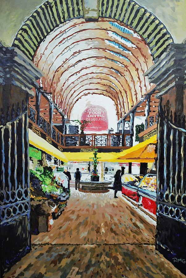 The English market Painting by Rick McGroarty