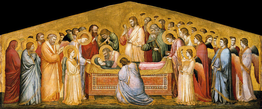The Entombment of Mary #1 Painting by Giotto