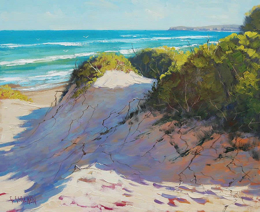 Nature Painting - The Entrance Dunes by Graham Gercken