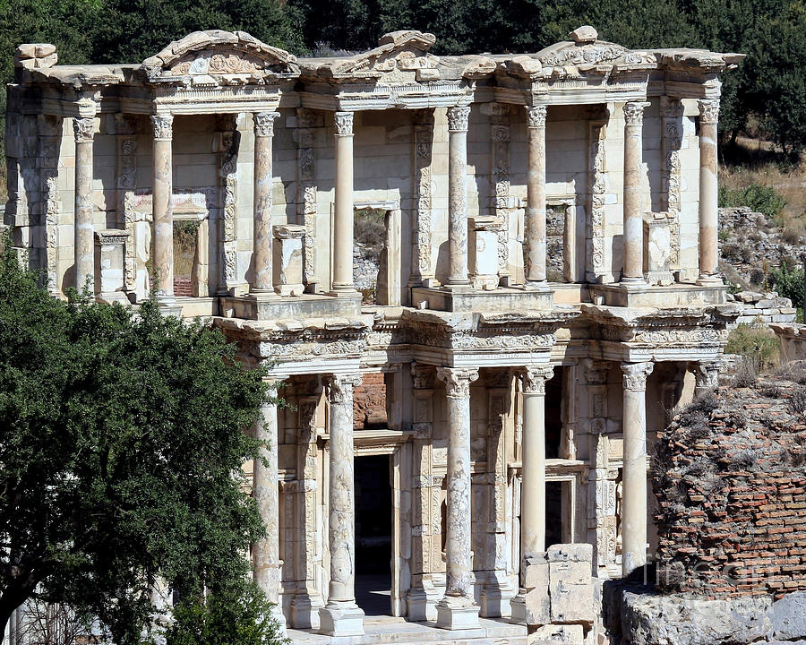 The Ephesus Library in Turkey Photograph by Sabrina L Ryan