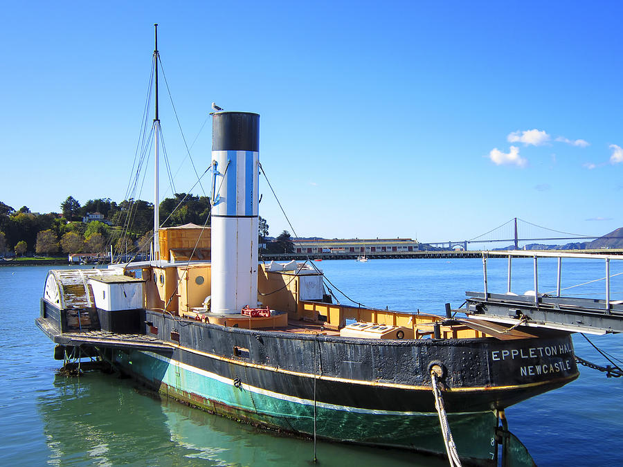 The Eppleton Hall Paddlewheel Tugboat - 1914 Photograph by ...