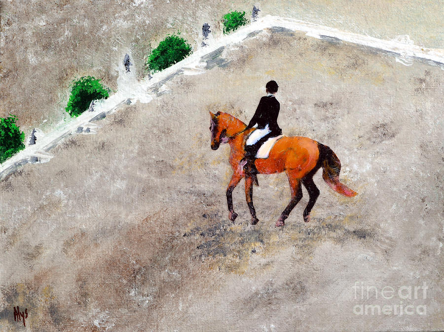 The Equestrian Mixed Media by Alys Caviness-Gober