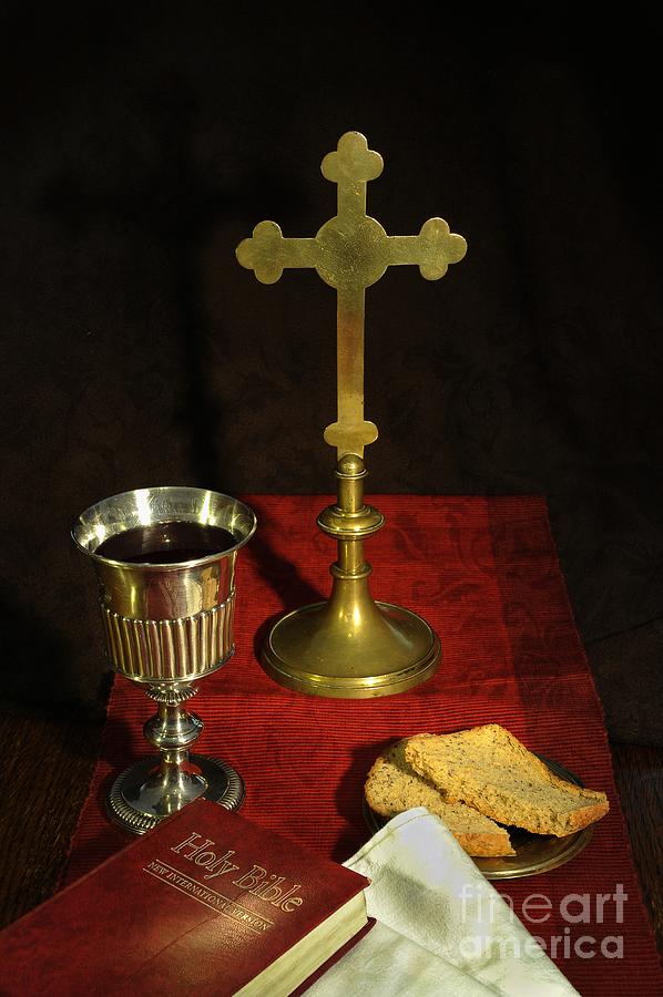 Bread Photograph - The Eucharist by Donald Davis