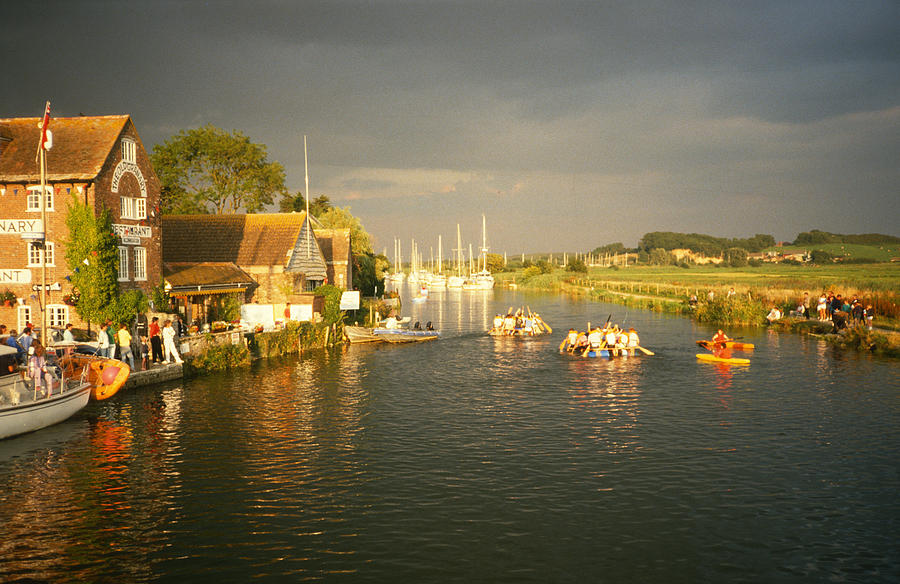 The Evening Raft Race Photograph by Gordon James