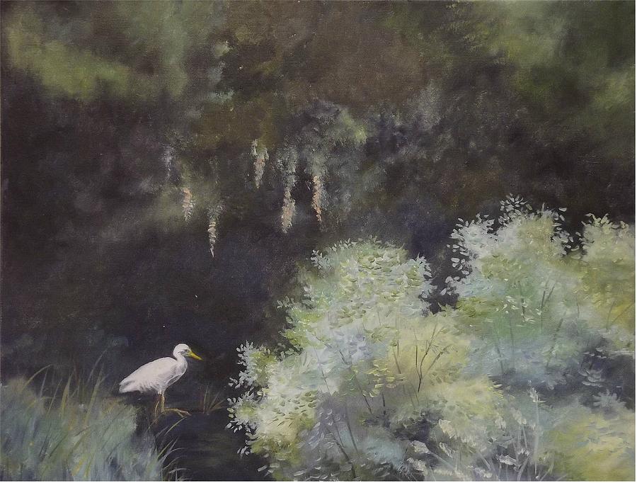 The Everglades Painting - The Everglades by Wanda Dansereau The Everglades Painting - The Everglades by Wanda Dansereau