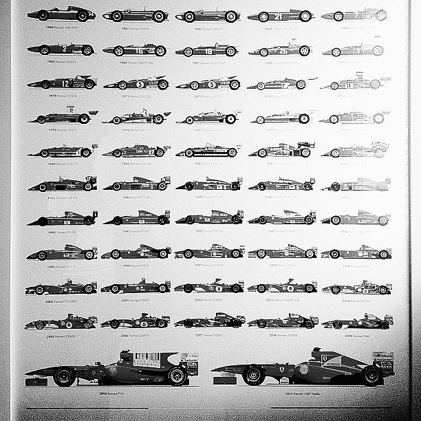 The Evolution Of Ferrari In F1 Photograph by Pedro Ribeiro