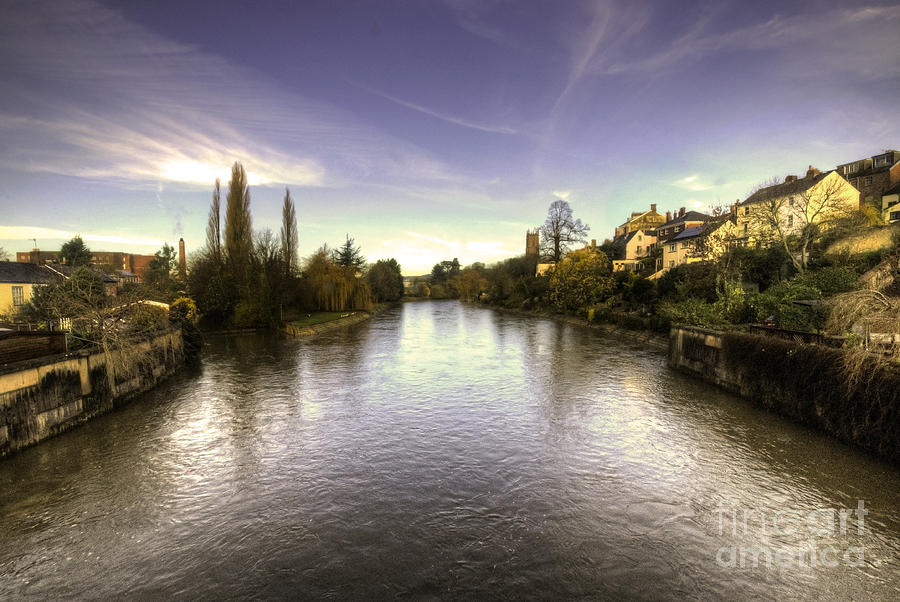 The Exe at Tiverton Photograph by Rob Hawkins - Pixels