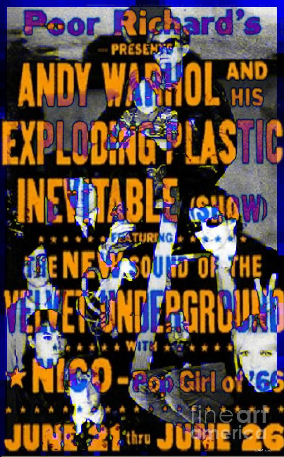 Lou Reed Digital Art - The Exploding Plastic Inevitable #2 by Elizabeth McTaggart