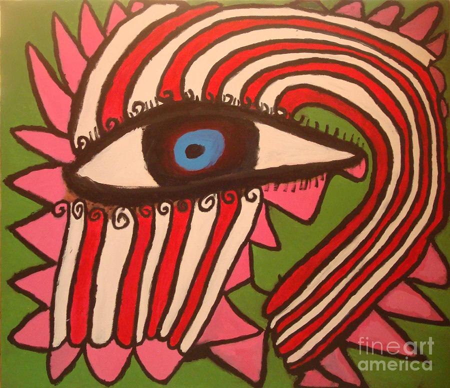 The Eye Painting by Fadma | Fine Art America