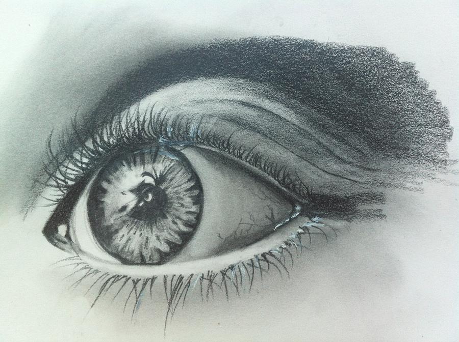 The Eye Drawing by Merve Saglar | Fine Art America