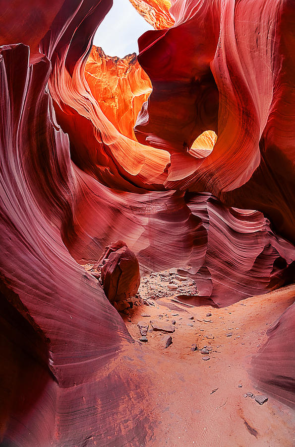 The Eye of Antelope Canyon Photograph by Jason Chu