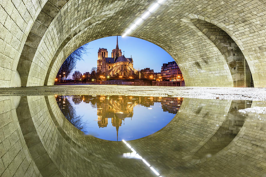 The Eye Of Notre Dame De Paris Photograph by Loic Lagarde