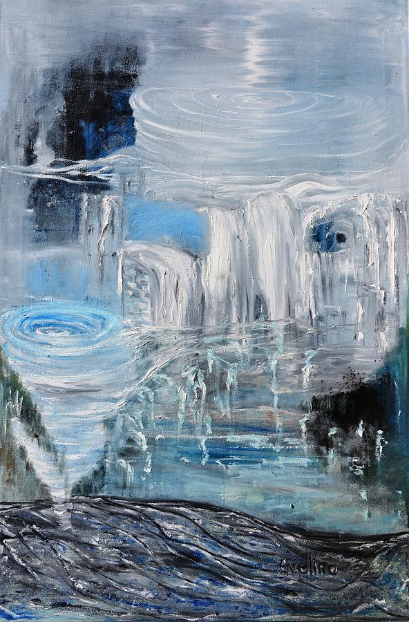 The Eye of the Storm Painting by Evelina Popilian