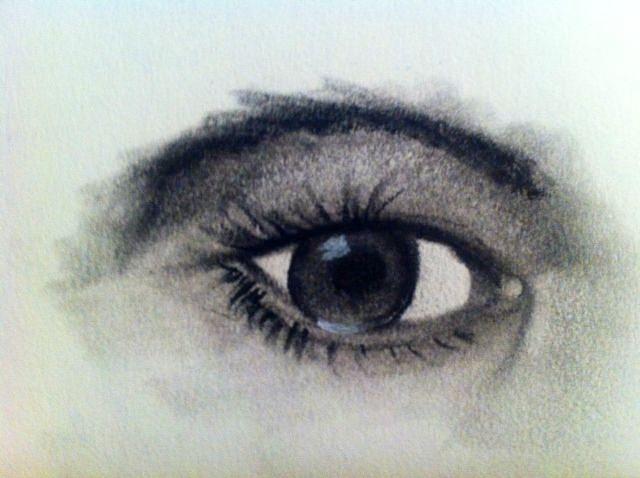 The Eye Drawing by Renee Michelle Wenker