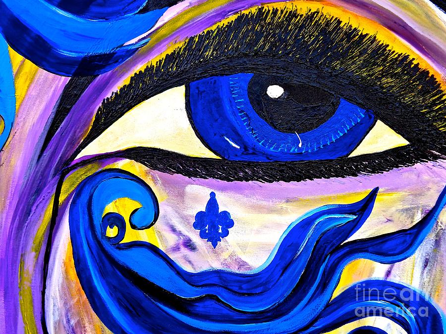 The Eyes Have It 3 Painting by Saundra Myles