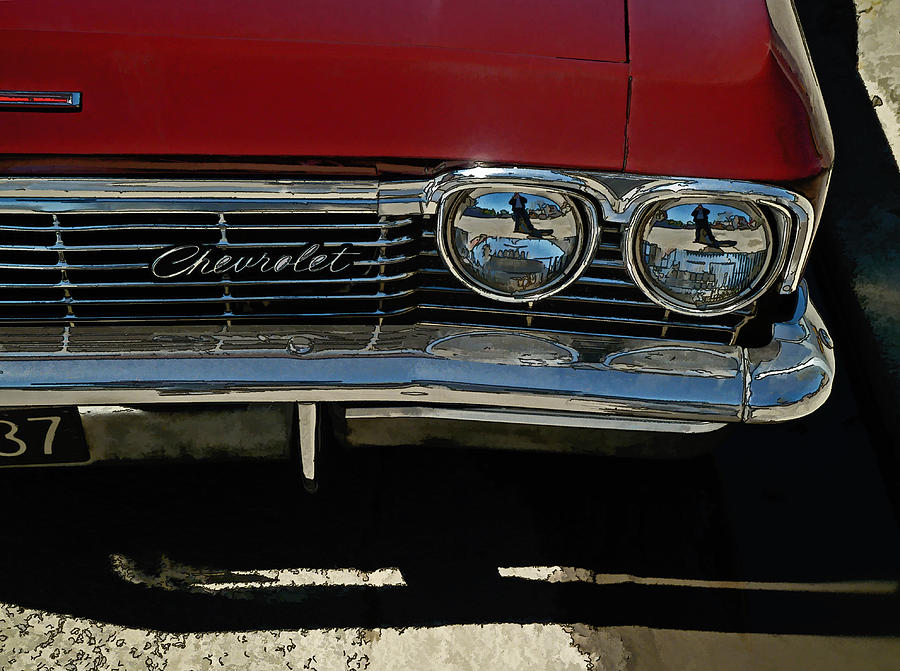 The Eyes of a Chevrolet Photograph by Steve Taylor