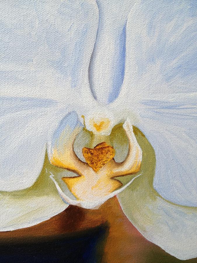 The Eyes Of A Orchid Painting