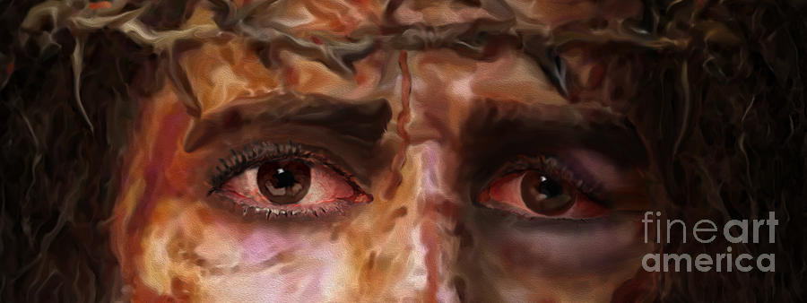 The Eyes Of Eternal Love Painting by Todd L Thomas