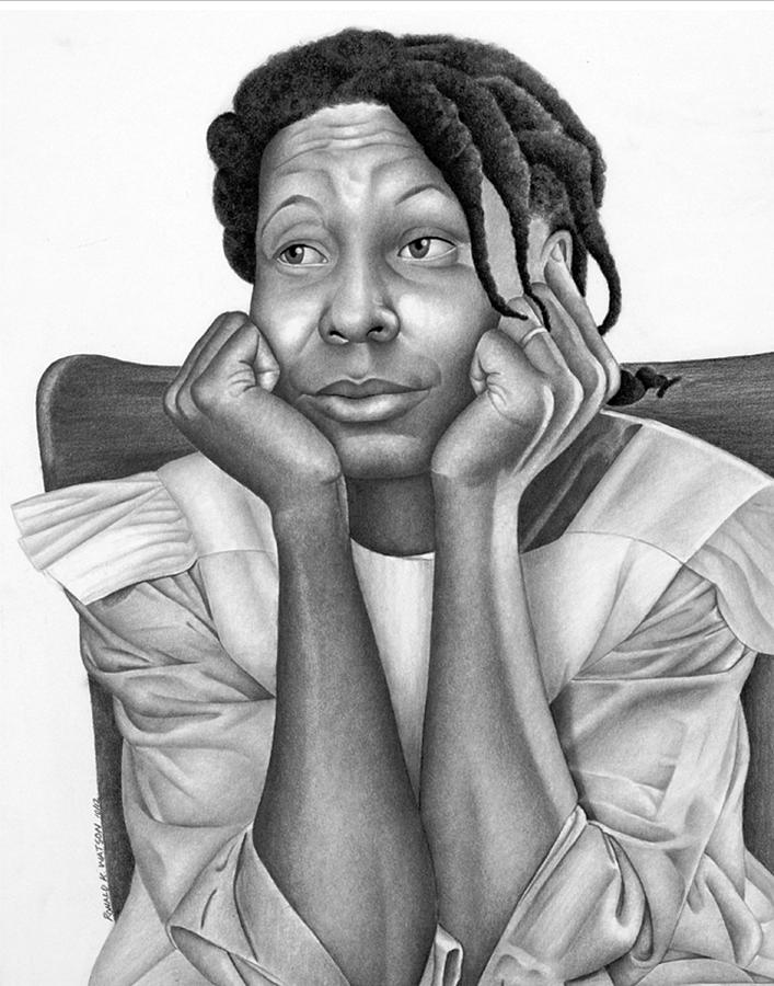 Whoopie Drawing - The Eyes of the Beholder by Ron Watson