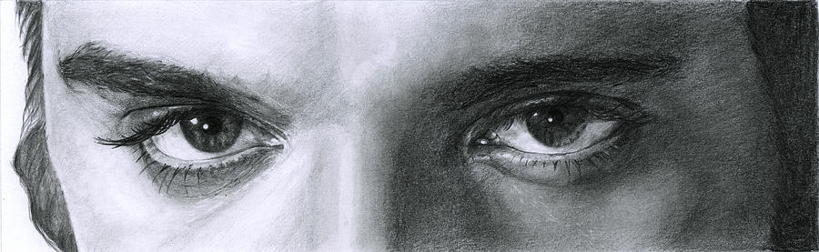The Eyes of the King Drawing by Rob De Vries