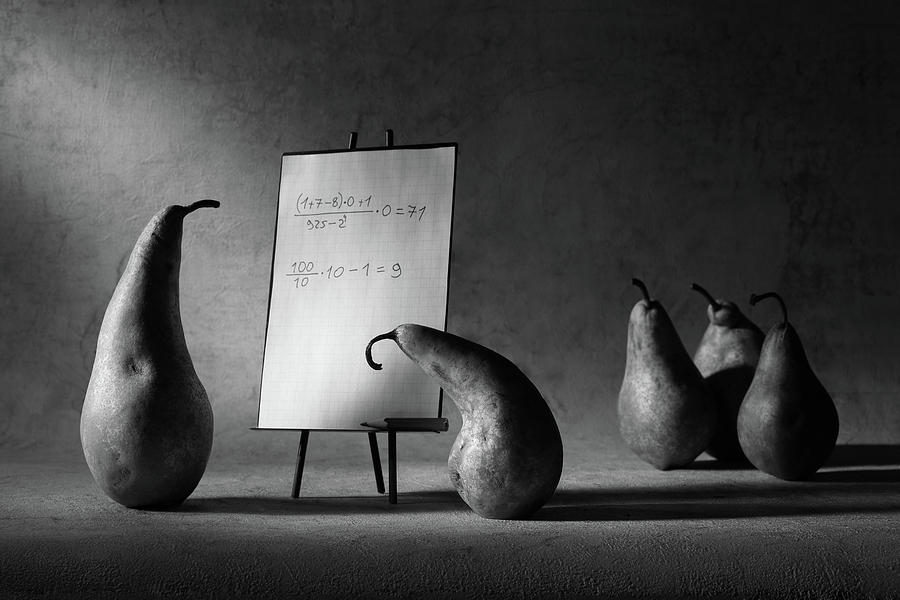 Pear Photograph - The F-mark by Victoria Ivanova