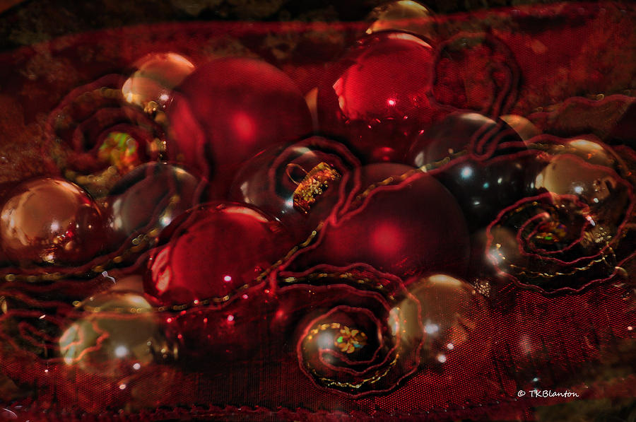 The Fabric of Christmas Photograph by Teresa Blanton