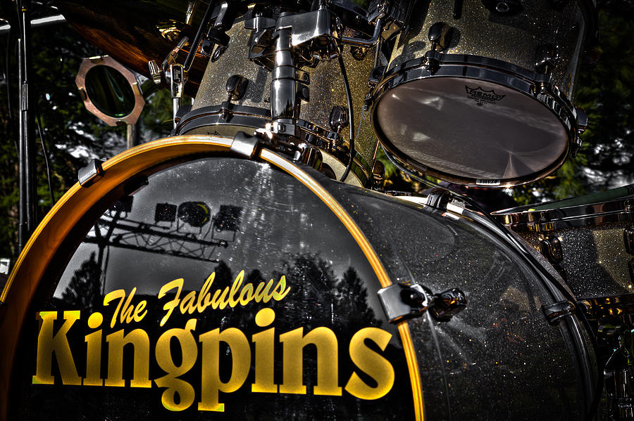 The Fabulous Kingpins Drums Photograph by David Patterson