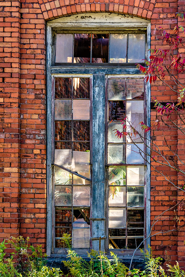 Fall Photograph - The Factory Window by Steve Harrington