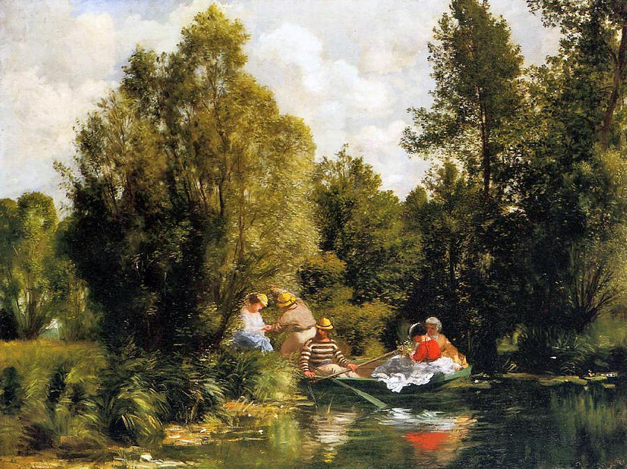 The fairies pond Painting by Renoir - Fine Art America