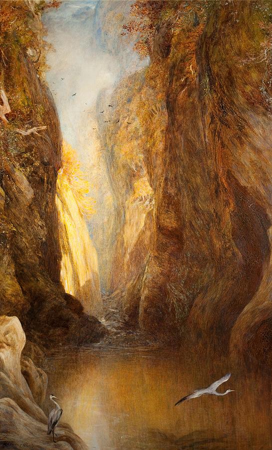 The Fairy Glen, Bettws-y-coed Painting by Henry Clarence Whaite