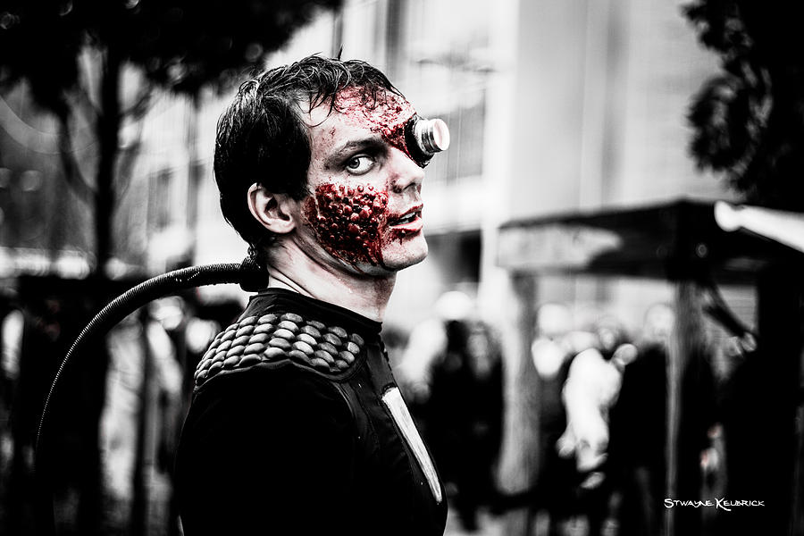 Portrait Photograph - The Fake Zombie Robot by Stwayne Keubrick