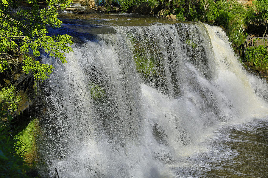 The Falls at Chagrin Falls 1 Photograph by John Hoey