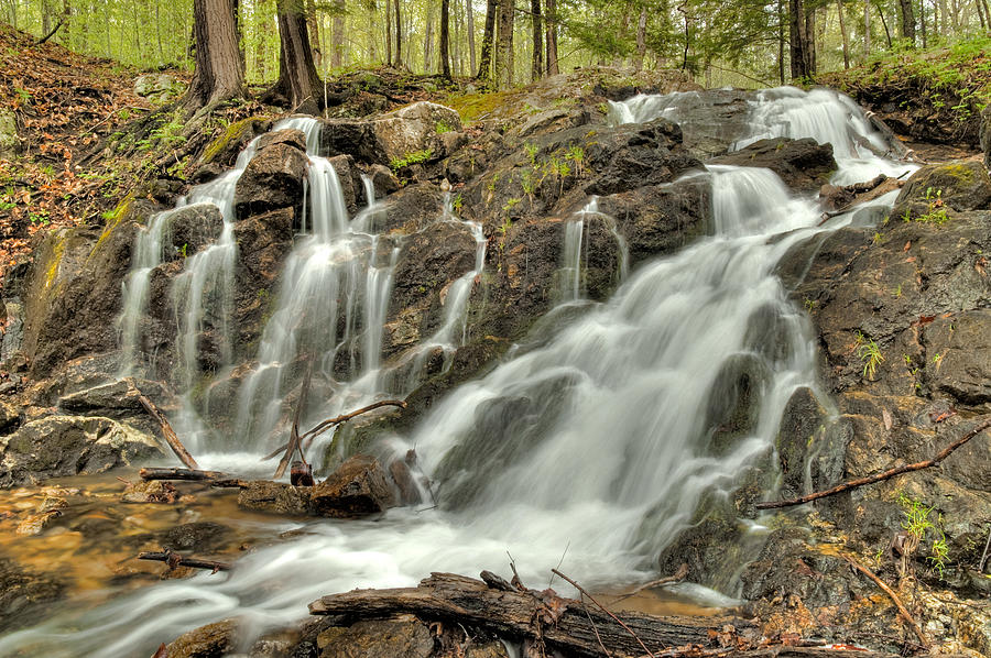 Spring Photograph - The Falls at Mackenzie King Estate by Rob Huntley