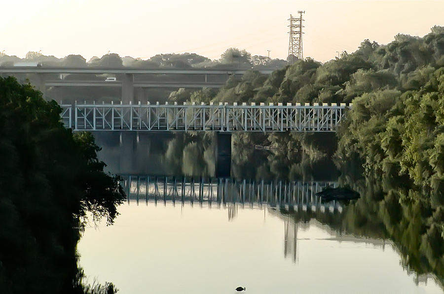 The Falls Bridge Over The Schuylkill River Photograph By Bill Cannon ...