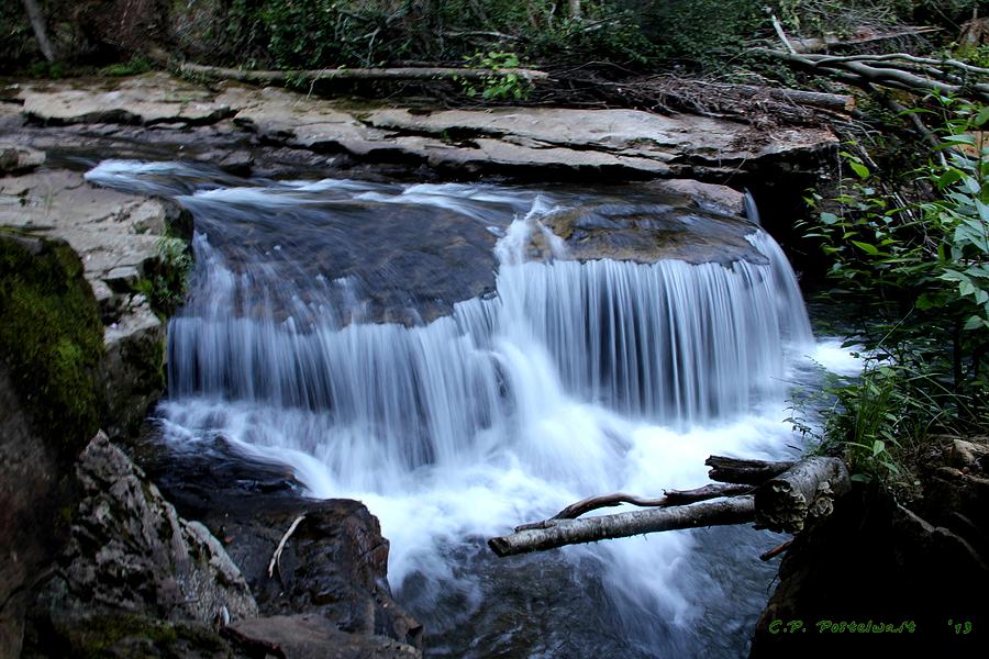 Waterfall Photograph - The Falls by Carolyn Postelwait