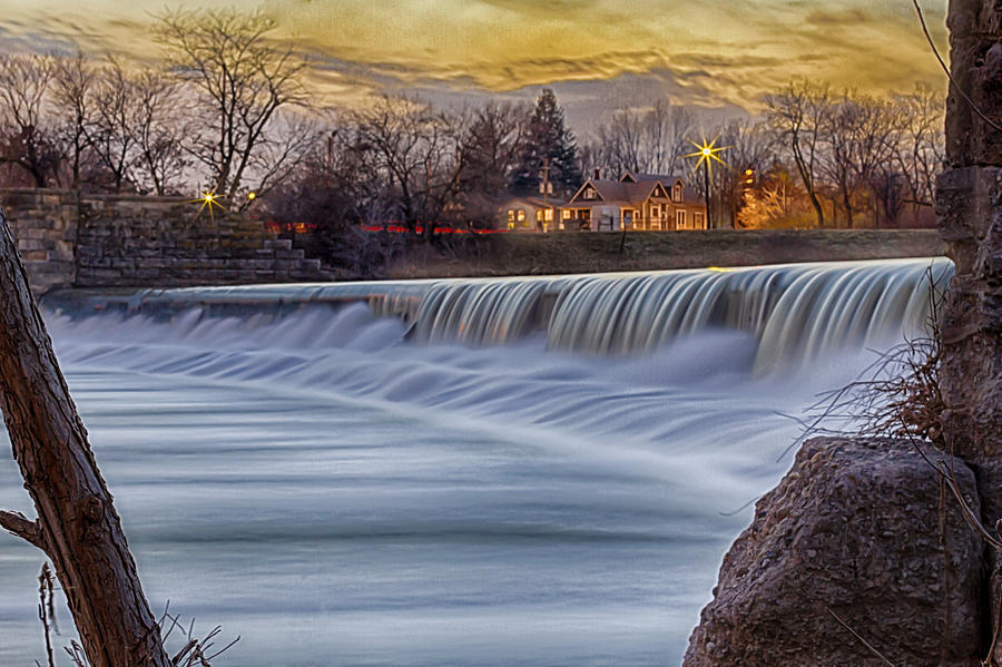 The Falls of White River Photograph by Ron Pate