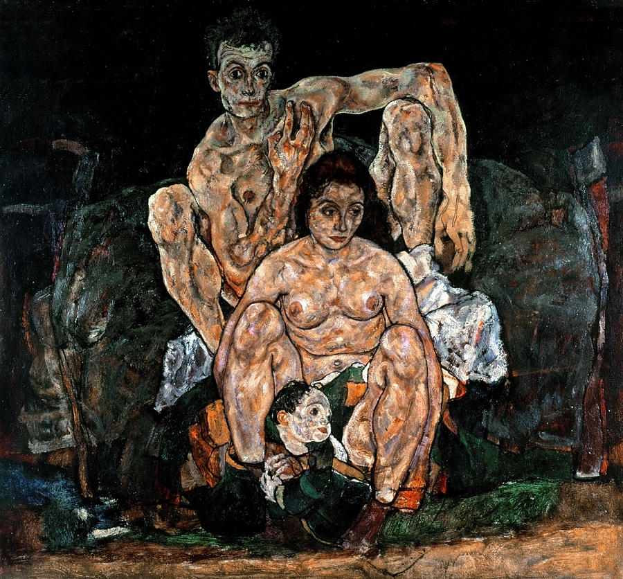 The Family, 1918 Photograph by Egon Schiele