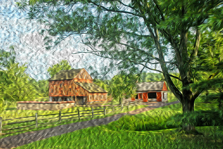 Tree Photograph - The Family Barn by Paul W Faust -  Impressions of Light